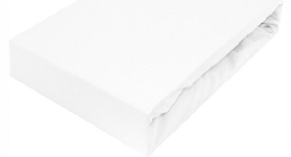 ECOMATRACE Jersey prestieradlo Exclusive detské biele Rozmery 60x120