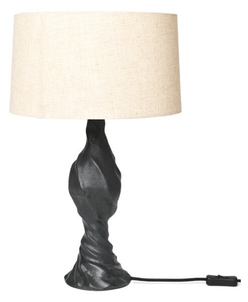 Stolové Lampa ferm LIVING, Čierna, Obývacia izba, Hliník