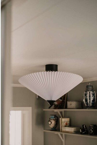 Stropné Lampa Globen Lighting, Biela, Obývacia izba, Tkanina / Textil