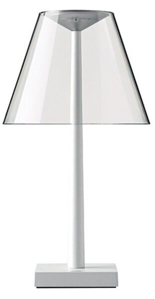 Stolové Lampa Rotaliana, stmievateľné, Biela, Obývacia izba, Hliník