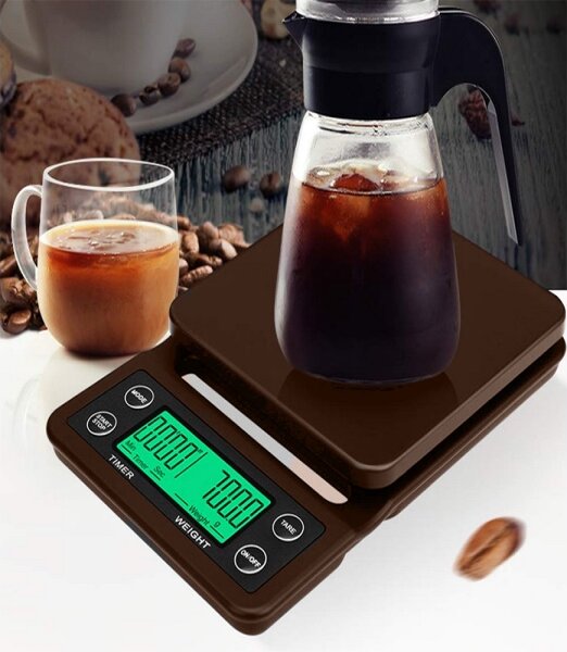 Digitálna kuchynská váha na kávu do 5 kg