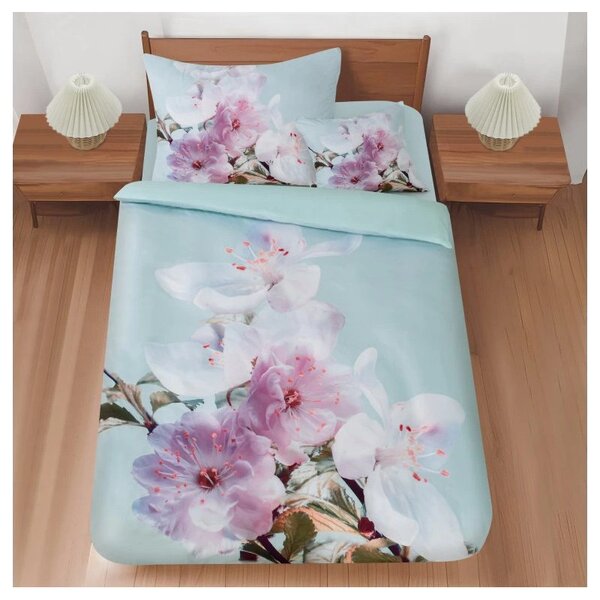 Jahu 3D Obliečky mikrosatén – Sakura (140×200, 70×90, 45×45 cm)