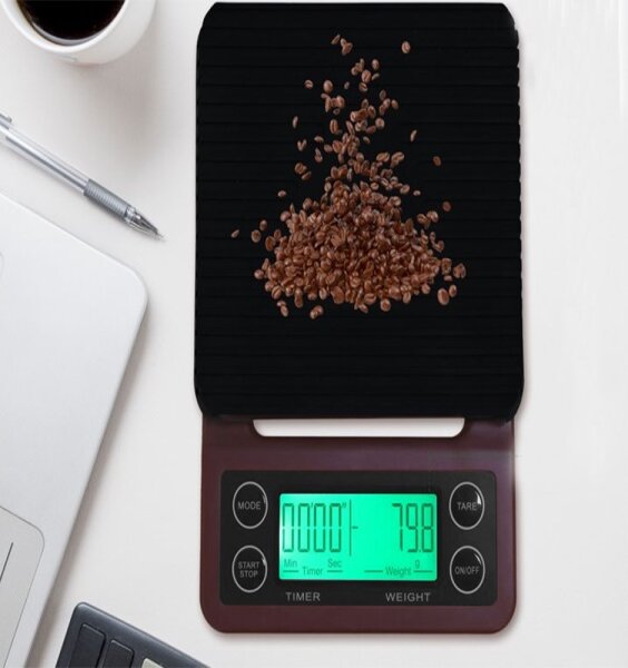 Digitálna kuchynská váha na kávu do 5 kg