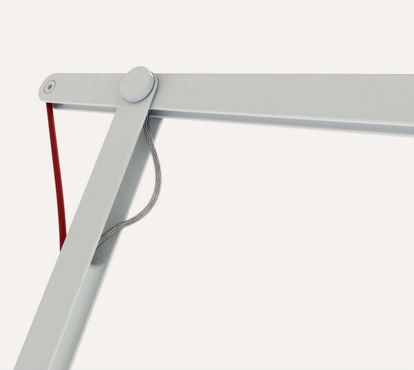 Stolové Lampa Rotaliana, stmievateľné, Biela, Hliník