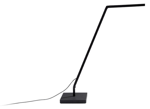 Stolové Lampa Nemo Lighting, stmievateľné, Čierna, Pracovňa, Hliník
