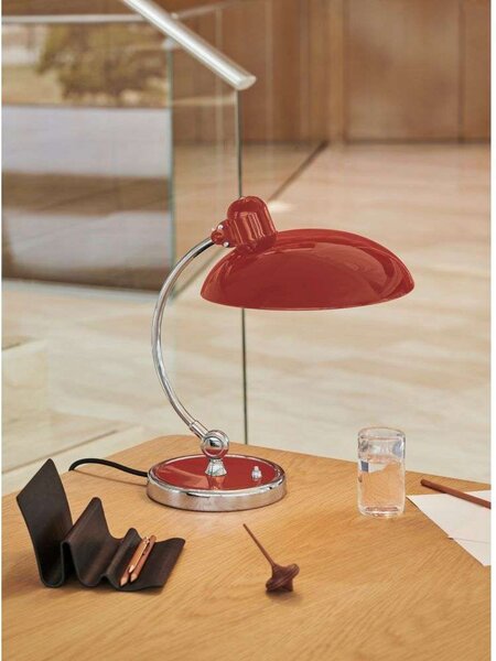 Stolové Lampa FRITZ HANSEN, Červená, Obývacia izba, Kov, Vintage