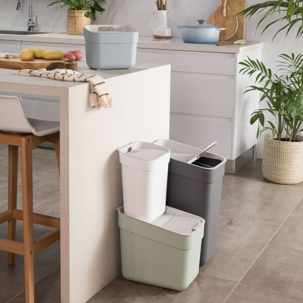 Curver Odpadkový kôš na triedený odpad READY 5L, biely