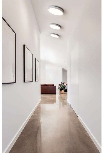 Stropné Lampa ANTIDARK, Biela, Obývacia izba, Plast