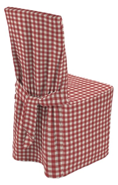 Návlek na stoličku farba produktu červená látka vzorované