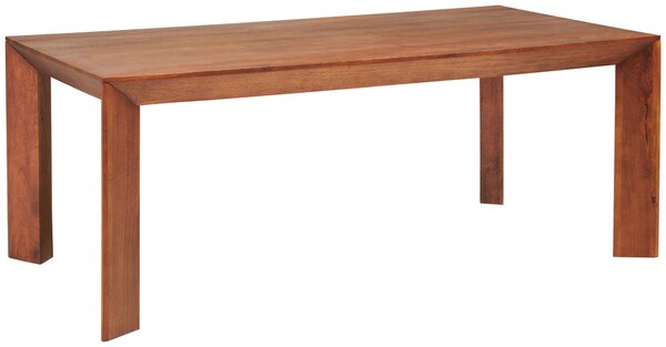 JEDÁLENSKÝ STÔL, mangové drevo, tmavohnedá, 200/100/76 cm MID.YOU - Stoly, Online Only