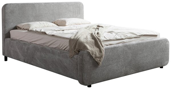 ČALÚNENÁ POSTEĽ, 140/200 cm, sivá MID.YOU - Online Only spálne, Online Only