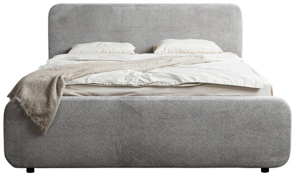 ČALÚNENÁ POSTEĽ, 140/200 cm, sivá MID.YOU - Online Only spálne, Online Only