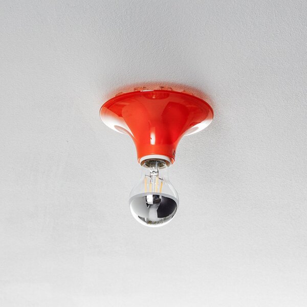 Stropné Lampa Artemide, Teti, stmievateľné, Oranžová, Obývacia izba, Plast, Dizajnový