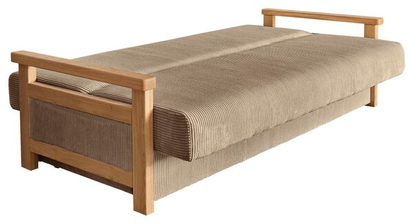 ROZKLADACIA POHOVKA, textil, svetlohnedá P & B - Sedačky, Online Only