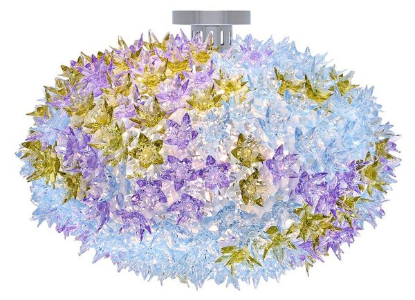 Stropné Lampa Kartell, Bloom C1, Fialová, Obývacia izba, Plast, Dizajnový