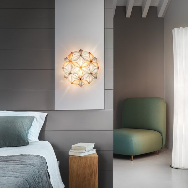 Stropné Lampa Slamp, La Vie, stmievateľné, Béžová, Obývacia izba, Plast, Dizajnový