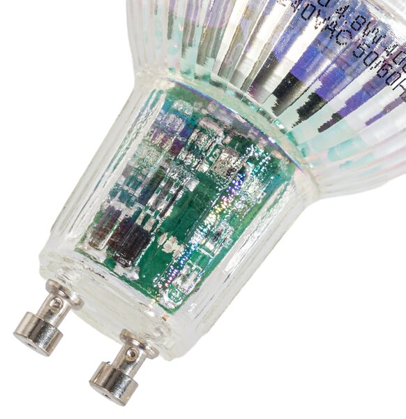 Sada 5 inteligentných LED žiaroviek GU10 50 mm číra 4,8 W 400 lm 1800 – 6500 K