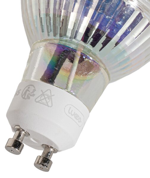 Sada 5 LED žiaroviek GU10 50 mm číra 4,5 W 360 lm 2700 K