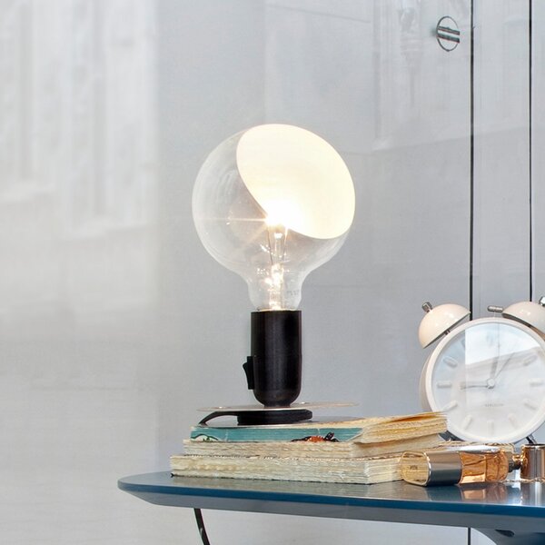 Stolové Lampa FLOS, Lampadina, Čierna, Obývacia izba, Kov, Dizajnový