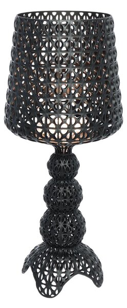 Stolové Lampa Kartell, Mini Kabuki, stmievateľné, Čierna, Obývacia izba, Plast, Dizajnový