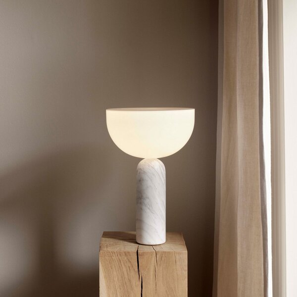 Stolové Lampa New Works, Kizu Large, Biela, Obývacia izba, Kameň, Dizajnový