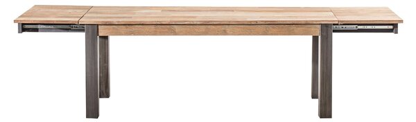 Rozkladací stôl Berton 200/300 x 100 x 76 black&natural