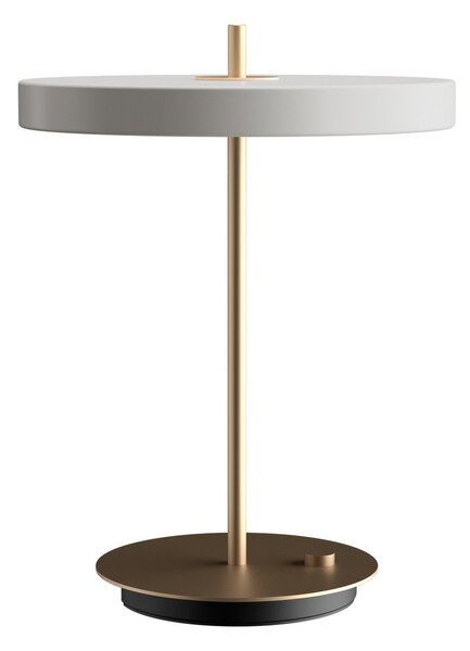 Stolové Lampa UMAGE, Asteria Table, stmievateľné, Sivá, Obývacia izba, Hliník, Dizajnový