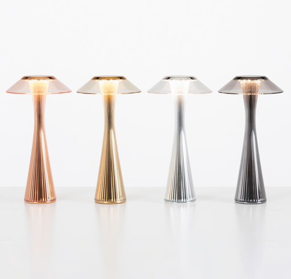 Stolové Lampa Kartell, Space, Metalická, Obývacia izba, Plast, Dizajnový