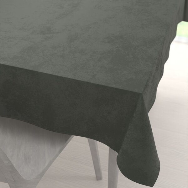 Biante Zamatový obdĺžnikový obrus Velvet Premium SVP-021 Tmavo sivozelený 50x100 cm
