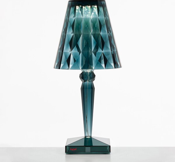 Stolové Lampa Kartell, Big Battery, Modrá, Obývacia izba, Plast, Dizajnový