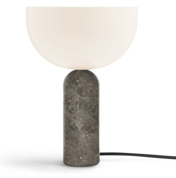 Stolové Lampa New Works, Kizu Small, Sivá, Obývacia izba, Kameň, Dizajnový