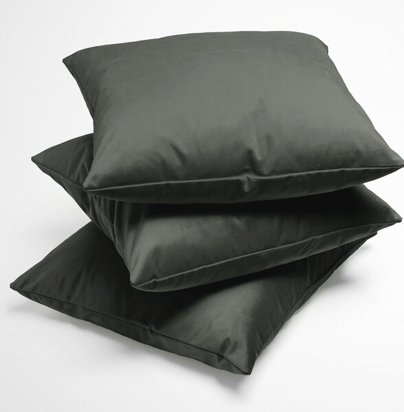 Biante Zamatová obliečka na vankúš Velvet Prémium SVP-021 Tmavo sivozelená 30 x 50 cm