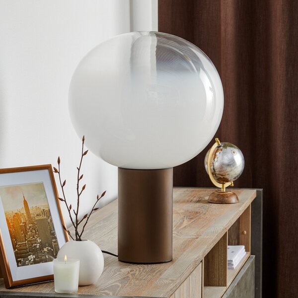 Stolové Lampa Artemide, Laguna 37, stmievateľné, Bronzová / Stará Mosadz, Obývacia izba, Sklo, Dizajnový
