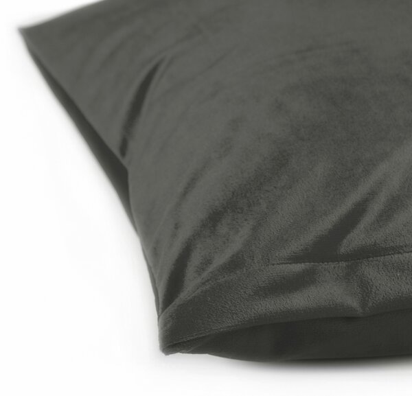 Biante Zamatová obliečka na vankúš Velvet Prémium SVP-021 Tmavo sivozelená 30 x 50 cm