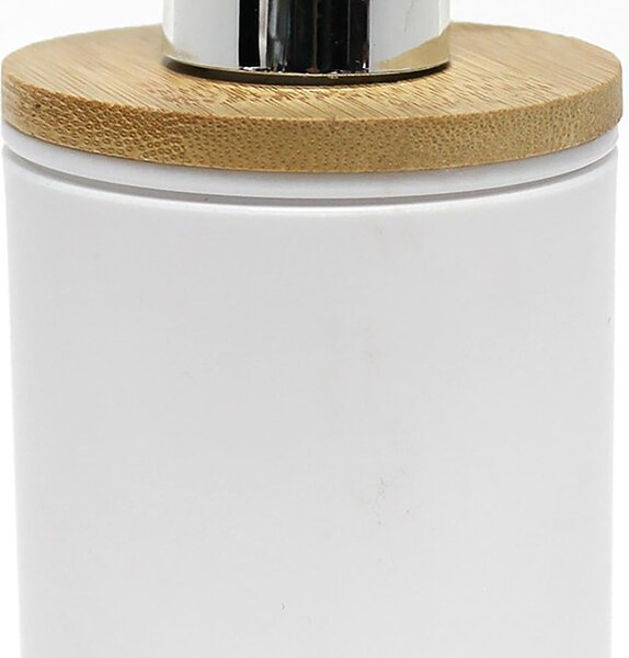 Biely plastový dávkovač mydla 91 ml Smart – douceur d'intérieur