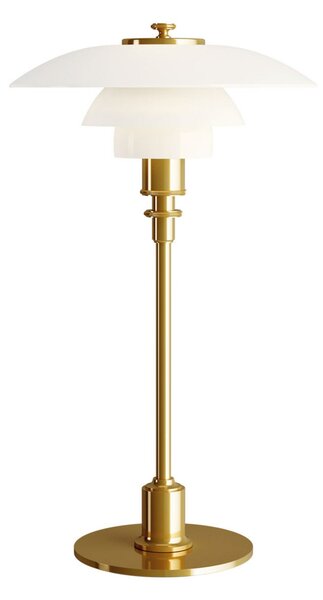 Stolové Lampa Louis Poulsen, PH 2/1, Zlatá / Mosadz, Obývacia izba, Kov, Dizajnový