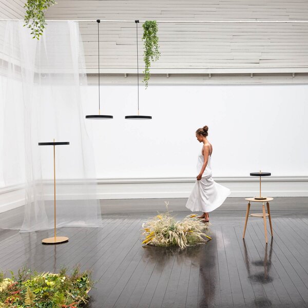 Stolové Lampa UMAGE, Asteria Table, stmievateľné, Čierna, Obývacia izba, Hliník, Dizajnový