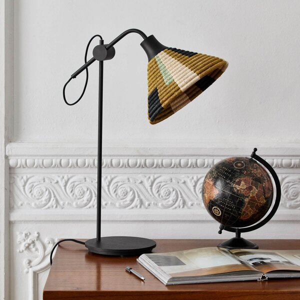 Stolové Lampa Forestier, Parrot, Čierna, Obývacia izba, Kov, Dizajnový