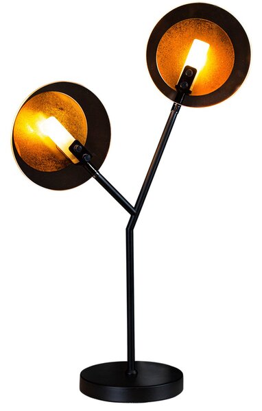 Stolové Lampa By Rydéns, Turno, Čierna, Obývacia izba, Kov, Dizajnový