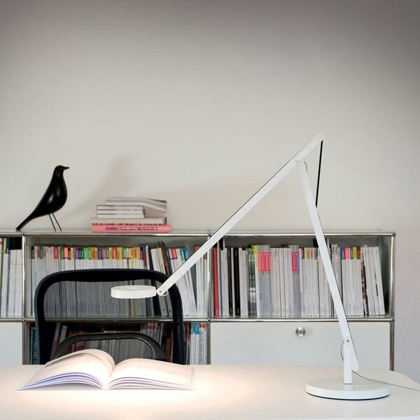 Stolové Lampa Rotaliana, String T1 Mini DTW, stmievateľné, Biela, Pracovňa, Kov, Dizajnový