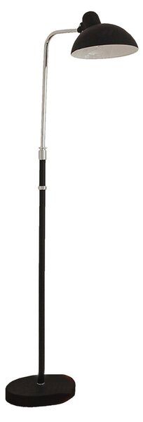 Stojacie Lampa FRITZ HANSEN, Kaiser Idell 6580-F Luxus, Čierna, Obývacia izba, Kov, Dizajnový