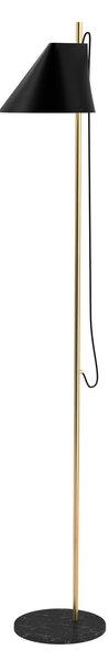 Stojacie Lampa Louis Poulsen, Yuh Brass, stmievateľné, Čierna, Obývacia izba, Kov, Dizajnový