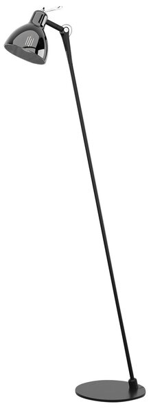 Stojacie Lampa Rotaliana, Luxy F0 Glam, Čierna, Obývacia izba, Kov, Dizajnový