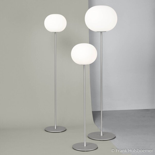 Stojacie Lampa FLOS, GLO-BALL, stmievateľné, Metalická, Obývacia izba, Sklo, Dizajnový