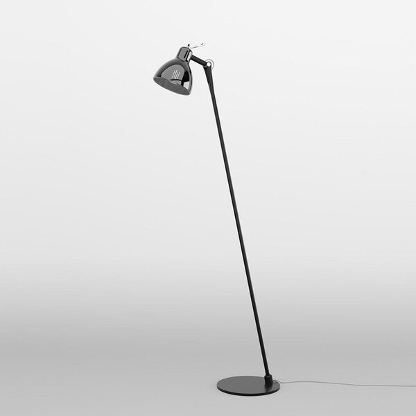 Stojacie Lampa Rotaliana, Luxy F0 Glam, Čierna, Obývacia izba, Kov, Dizajnový