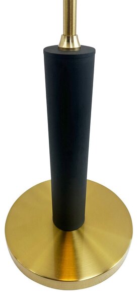 Stojacie Lampa Dyberg Larsen, Yoyo, stmievateľné, Čierna, Obývacia izba, Kov, Dizajnový