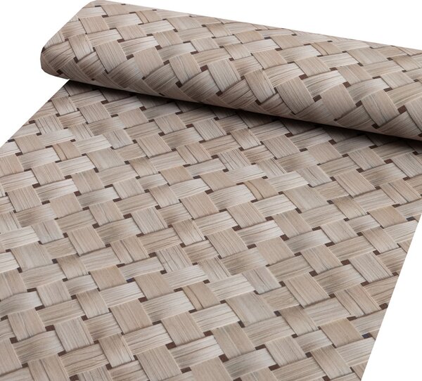 Dekoračná látka Terra TRA-002 Béžový pletený vzor - šírka 150 cm