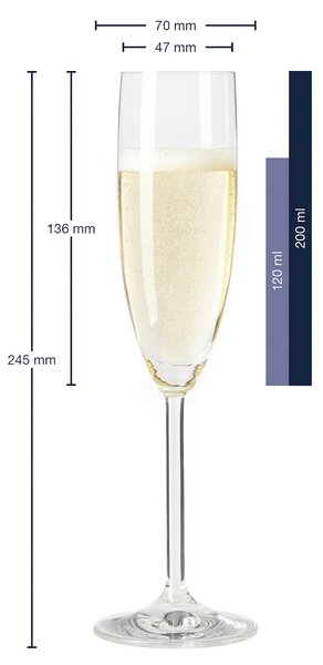 POHÁR NA SEKT Leonardo - Poháre na šampanské