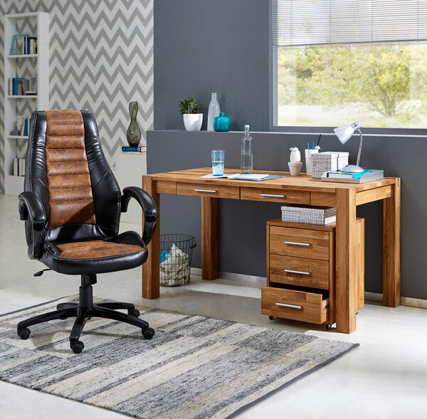 PÍSACÍ STÔL, divoký dub, 140/70/76 cm Linea Natura - Kancelárske stoly