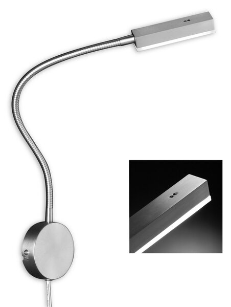 NÁSTENNÉ LED SVIETIDLO, 59/8/48 cm - Interiérové svietidlá